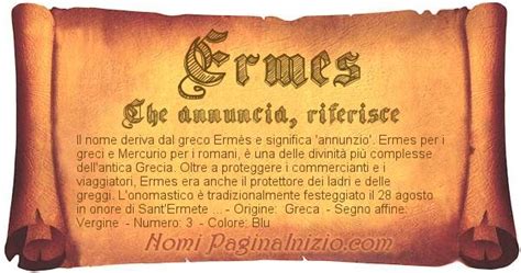 hermes significato del nome